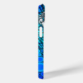 Blauwe oceaan sinaasappel marien kwal script naam  Case-Mate iPhone case (Achterkant / Rechts)