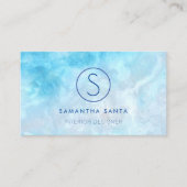 Blauwe Oceaan Visitekaartje (Voorkant)