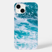Blauwe oceaangolven Case-Mate iPhone case (Achterkant)