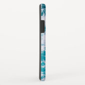 Blauwe oceaangolven Case-Mate iPhone case (Achterkant/rechts)