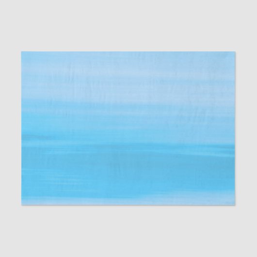 Blauwe oceaangolven met schaduwen van blauw tissuepapier (Voorkant)