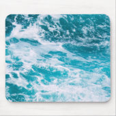 Blauwe oceaangolven muismat (Voorkant)