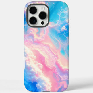 Blauwe Oceaangolven Roze Zomer Zee Strand Turquois iPhone 16 Pro Max Hoesje