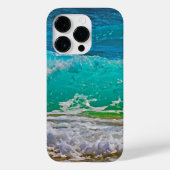 Blauwe oceaangolven stralen kunst Case-Mate iPhone case (Achterkant)