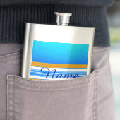 Blauwe OceaanSurfplank Flacon (Voorbeeld)