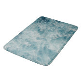 Blauwe Ocean Summer Beach Waves Badmat (Gekanteld)