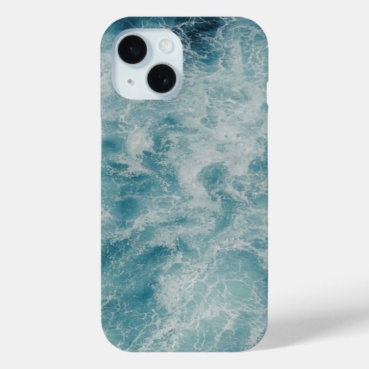 Blauwe Ocean Summer Beach Waves Case-Mate iPhone Case (Achterkant)