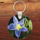 Blauwe ochtendgloren sleutelhanger (Voorkant)