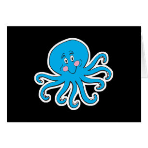 blauwe octopus