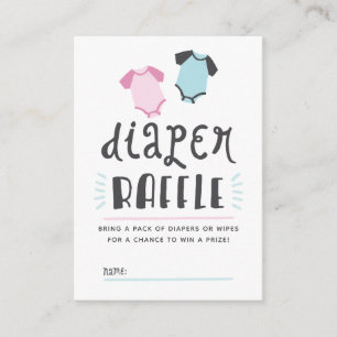 Blauwe of Roze Baby Onthullen Feestluier Raffle Informatiekaartje