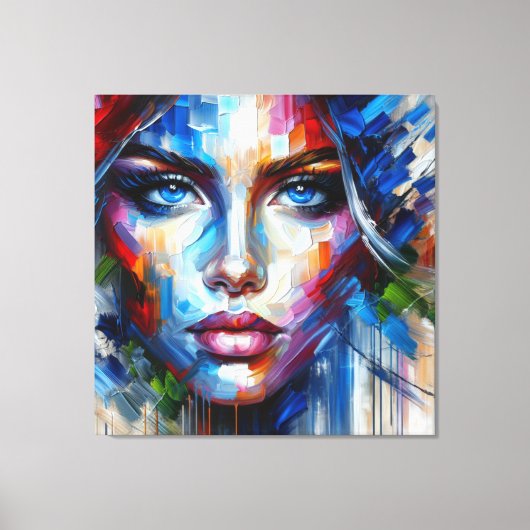 BLAUWE OGEN CANVAS AFDRUK (Voorkant)