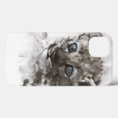 Blauwe ogen Case-Mate iPhone case (Achterkant (horizontaal))
