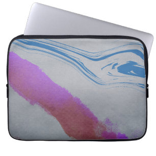 Blauwe ogen laptop sleeve