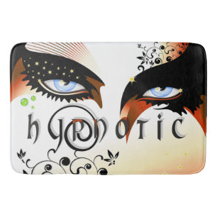 Blauwe ogen Mode make-up Badmat