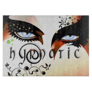 Blauwe ogen Mode make-up Snijplank