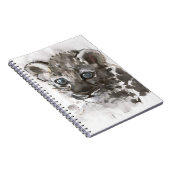 Blauwe ogen notitieboek (Rechterzijde)