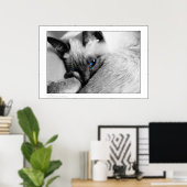 Blauwe ogen poster (Thuiskantoor)