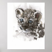 Blauwe ogen poster (Voorkant)