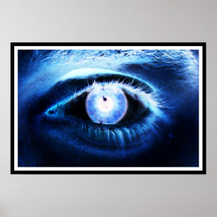Blauwe ogen Poster