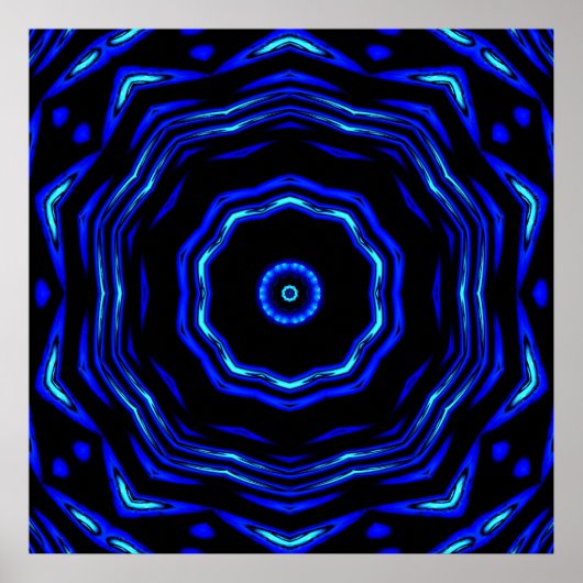 Blauwe Ogen Poster (Voorkant)