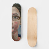 Blauwe ogen skateboard (Voorkant)