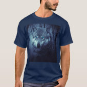 Blauwe ogen wolf t-shirt (Voorkant)