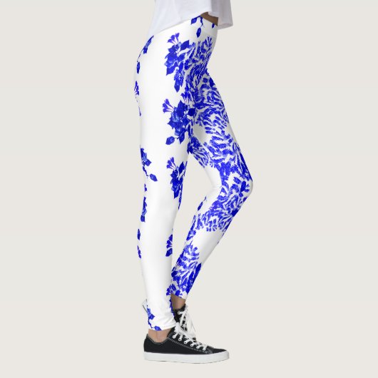 Blauwe olie leggings (Rechts)