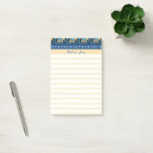 Blauwe olifanten gepersonaliseerd post-it® notes (Kantoor)