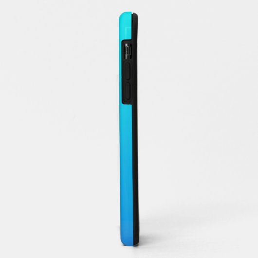 Blauwe Ombre achtergrond Case-Mate iPhone Case (Achterkant/links)