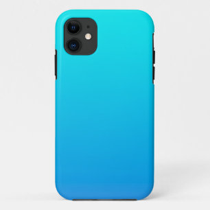 Blauwe Ombre achtergrond iPhone 11 Hoesje