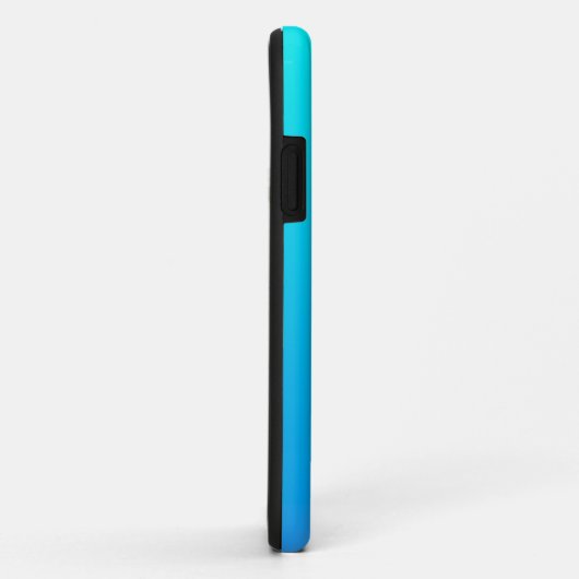 Blauwe Ombre achtergrond Case-Mate iPhone Case (Achterkant/rechts)