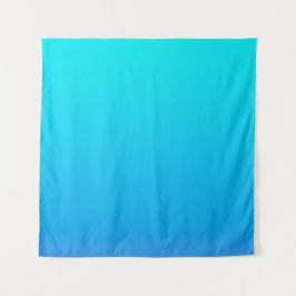 Blauwe Ombre achtergrond Wandkleed