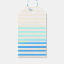 Blauwe Ombre Gestreepte