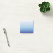 Blauwe Ombre Gradiënt Post-it® Notes (Kantoor)