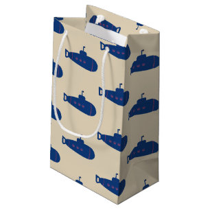 Blauwe onderzeeboot klein cadeauzakje