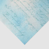 blauwe ontkoppeling tissuepapier (Detail)