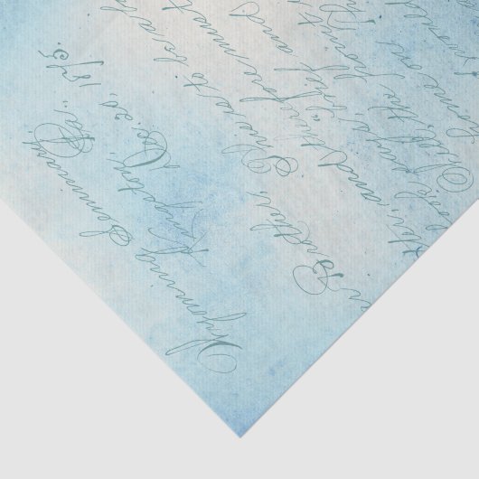 blauwe ontkoppeling tissuepapier (Detail)