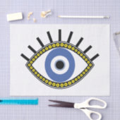 Blauwe oog heeft een goede bescherming tegen kwade tissuepapier (Craft)