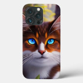 Blauwe oogkat in de Bossen Case-Mate iPhone Case (Achterkant)