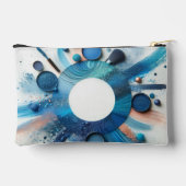 Blauwe Oogschaduw Make-up Ontwerp Accessoire Zak Etui (Achterkant)