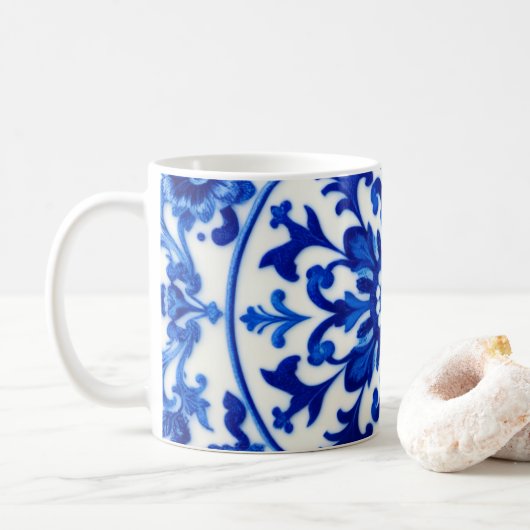 Blauwe Oosterse Mok (Met donut)