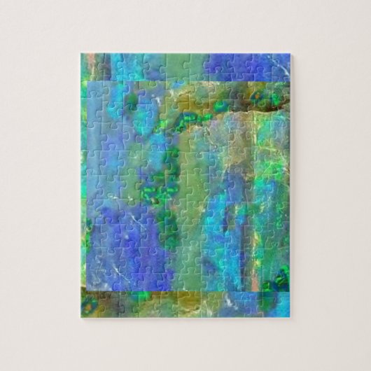 Blauwe Opal Oktober Birthstone door Sharles Legpuzzel (Verticaal)