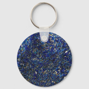 Blauwe Opal Sleutelhanger