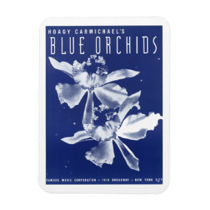 "Blauwe orchideeën" van Hoagy Carmichael Magneet