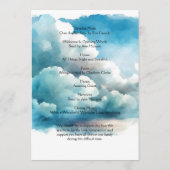 Blauwe Orde van Levensduur Celebratieprogramma Programma (Achterkant)