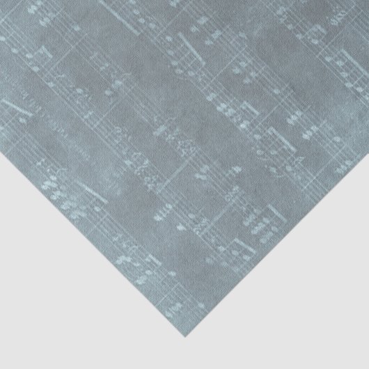 Blauwe oude bladstructuur tissuepapier (Detail)