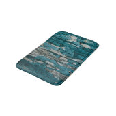 Blauwe, oude pellingschilderwandtextuur badmat (Gekanteld)