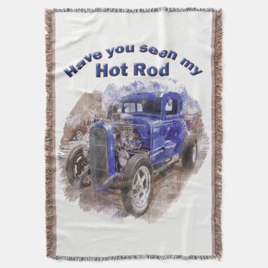 Blauwe  oude wegwijzer met de motor uit deken (Voorkant Verticaal)