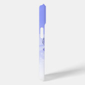 Blauwe Paarse anemoon bloemen Case-Mate iPhone Case (Achterkant / Rechts)