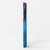 BLAUWE PAARSE BERRIA EN MONOGRAM VAN ZWEEKDIEREN Case-Mate iPhone CASE (Achterkant/links)
